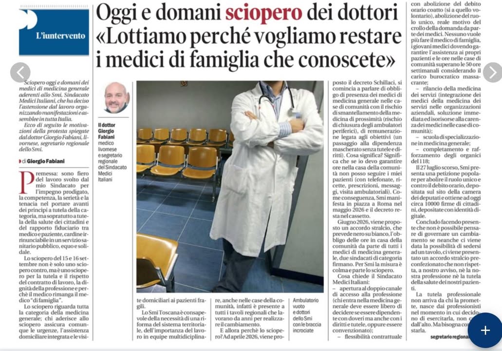 Immagine dal post Facebook SMI