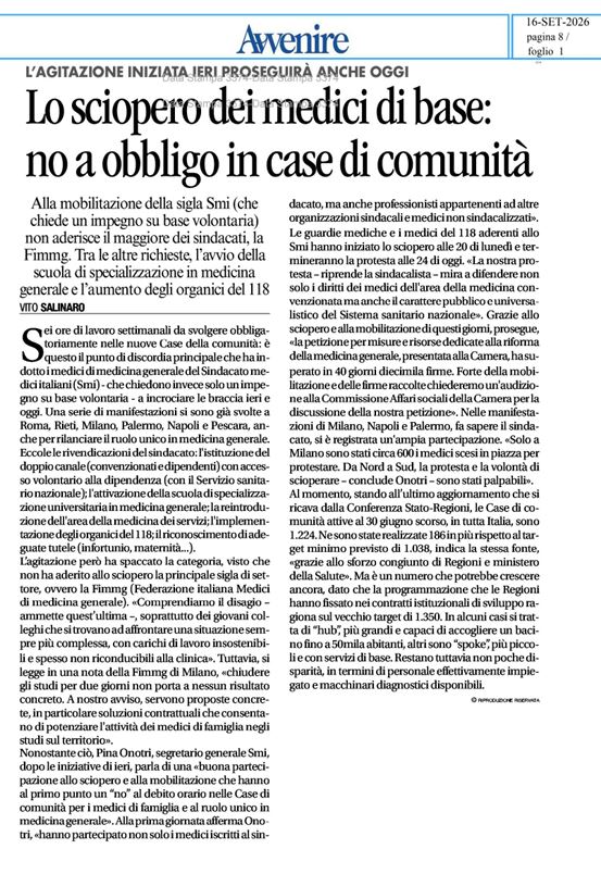Immagine dal post Facebook SMI