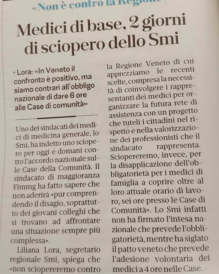Immagine dal post Facebook SMI
