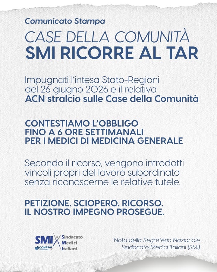 Immagine dal post Facebook SMI